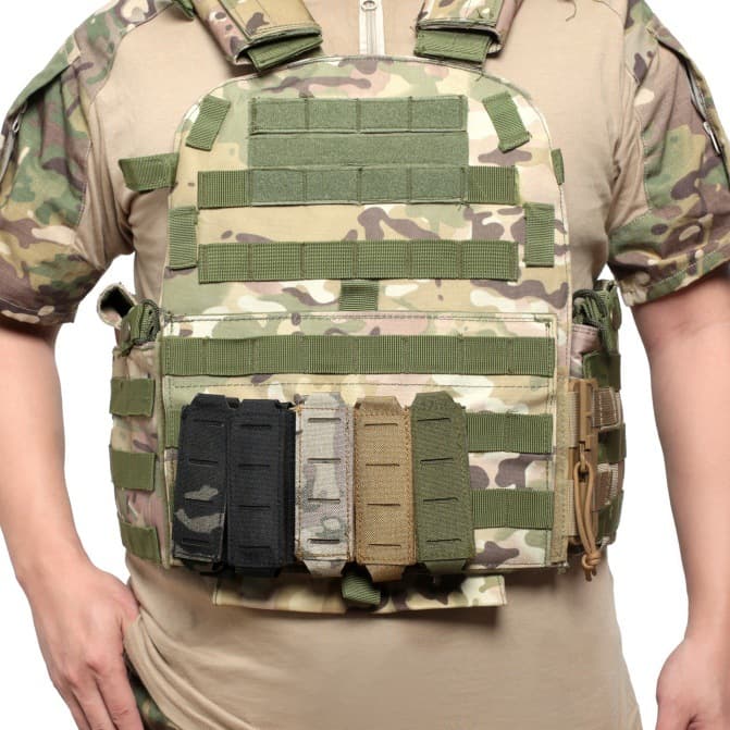 Outdoor M4 military fan single-joint Molle magazine bag can lift tactical single-joint bag tactical vest accessories hanging bag