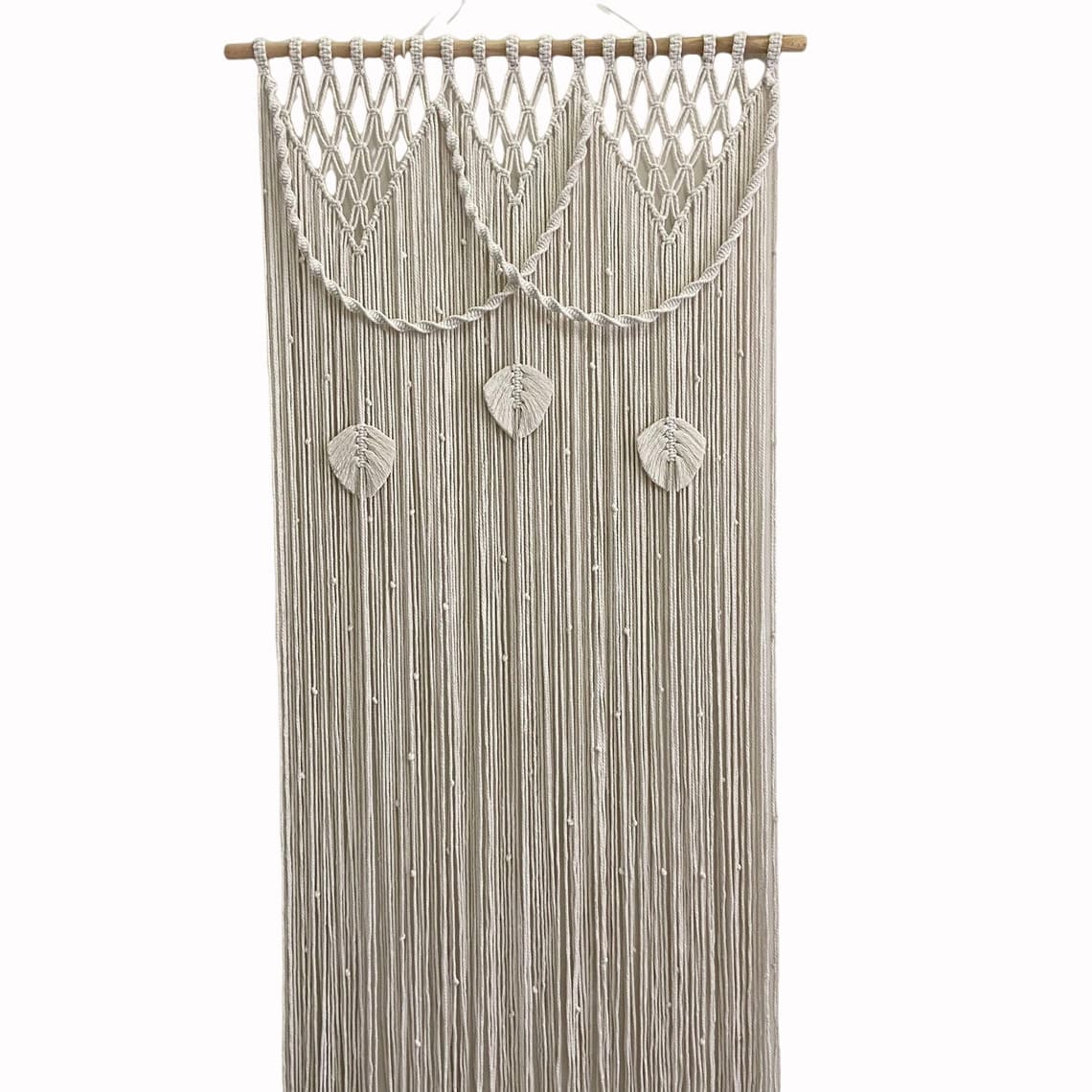 Manufacturer Multiple Handwoven Cotton Rope Tapestry Door Curtain Nordic Curtain Room Divider Bohemian Home Decoration