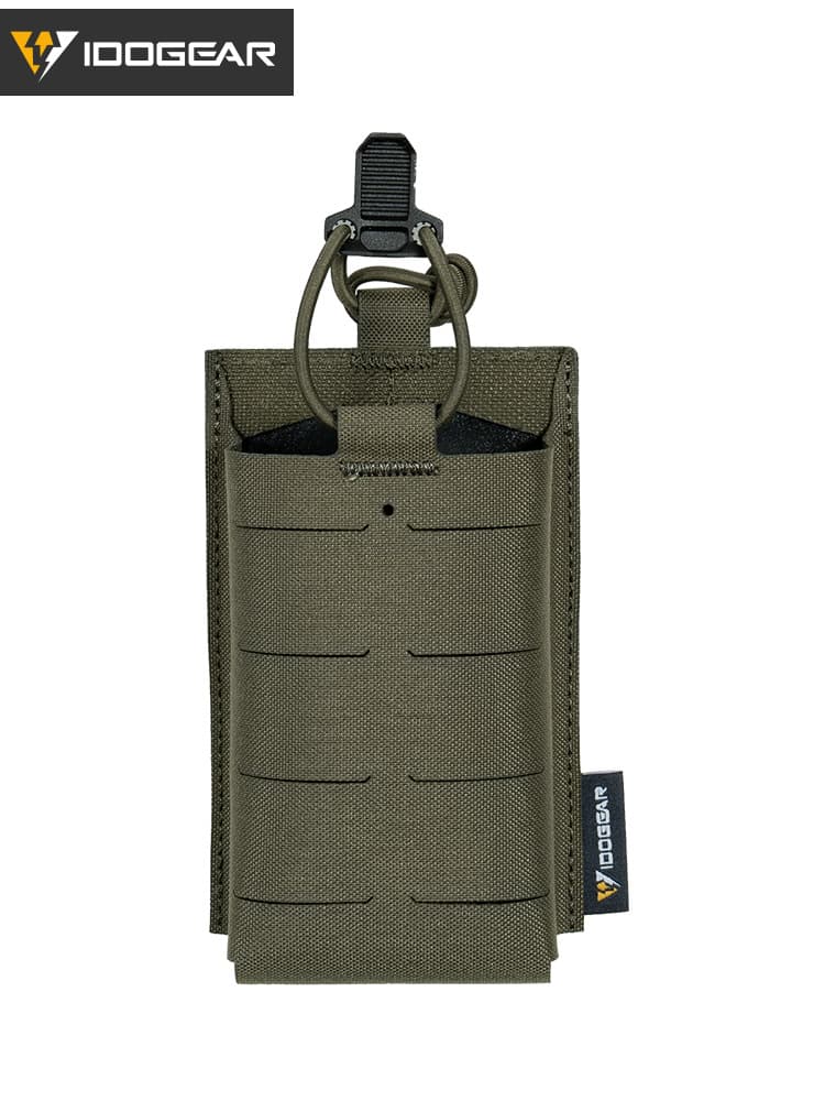 IDOGEAR Small Steel Scorpion 5.56 Single Magazine Pouch Waist Belt Vest Side Panel Multifunctional Molle Tool Pouch