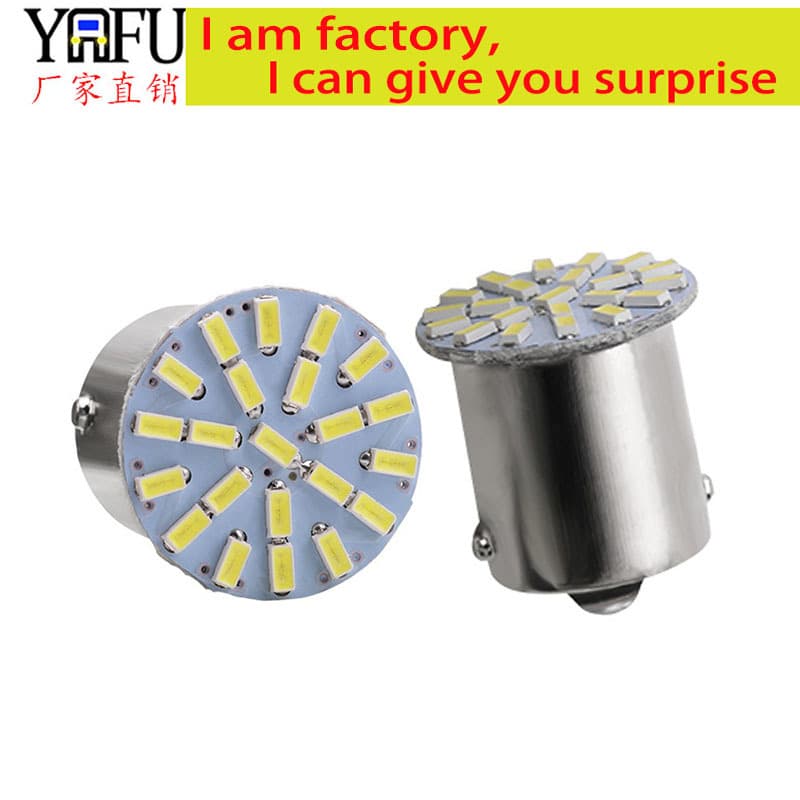 Car LED Turn Signal Light 1156 1157 3014 22SMD Reverse Light Motorcycle Light Brake Light Tail Light