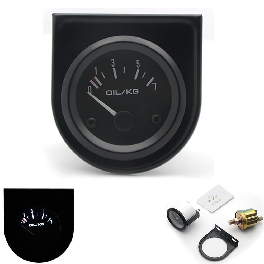 2"52MM Automotive Oil Pressure Gauge Oil Pressure Gauge KG Modified Car Gauge