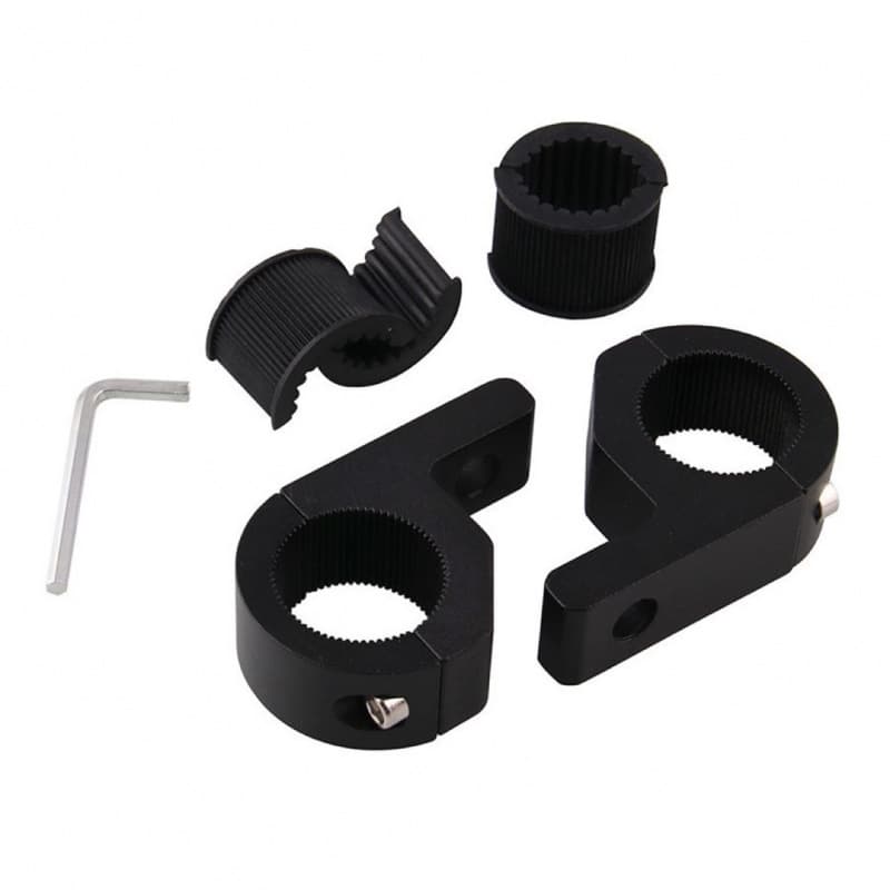 LED spotlight bracket, motorcycle bumper light holder, steel pipe bracket, car front bumper work light tube clamp bracket