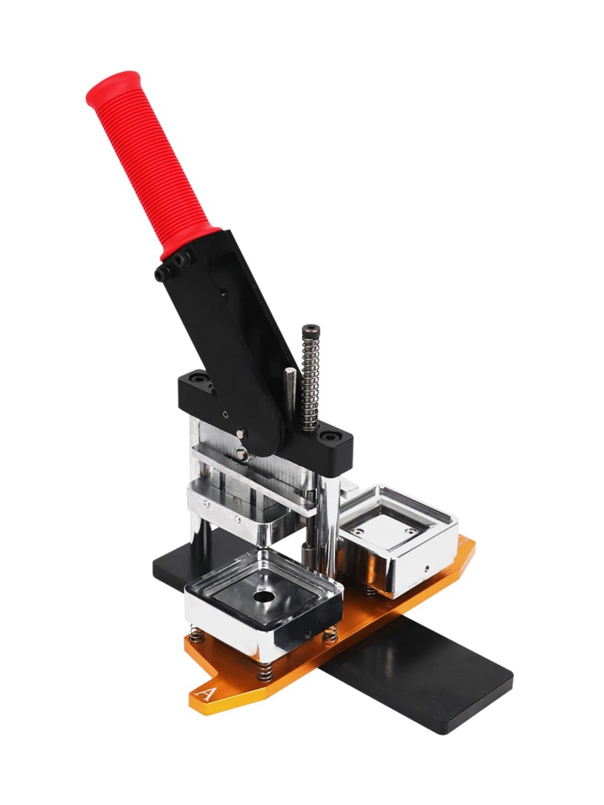 Square Fridge Magnet Machine Badge Machine Set with Magnet Rubber Acrylic Consumables Paper Cutter Card Press Machine Kit