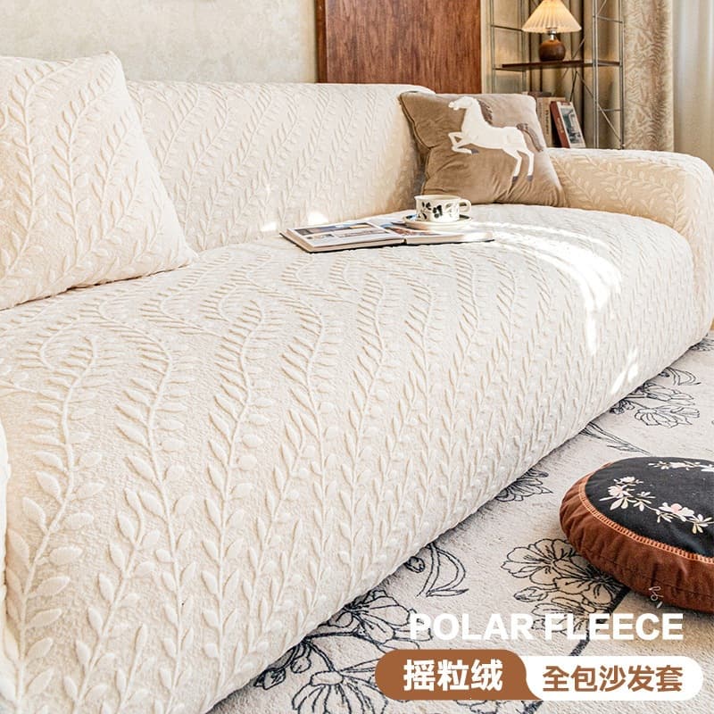 Fleece Full-Coverage Sofa Cover Winter Thickened Stretch Sofa Slipcover Universal Anti-Cat Scratch Sofa Cover Wholesale Drop Shipping