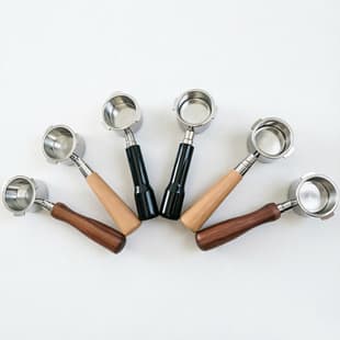 Factory Direct Espresso Machine Handle 51MM Three-Ear, Solid Wood Handle, Wholesale Stock bc