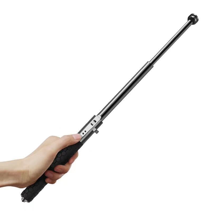 Automatic Spring-Loaded Telescopic Three-Section Solid Rod Legal Self-Defense Weapon Anti-Assault Portable Pen-Style