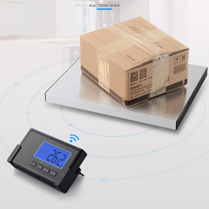 Portable Large Platform Electronic Scale Pet Scale Wireless Logistics Separate Scale 180kg Household Large Capacity Parcel Scale