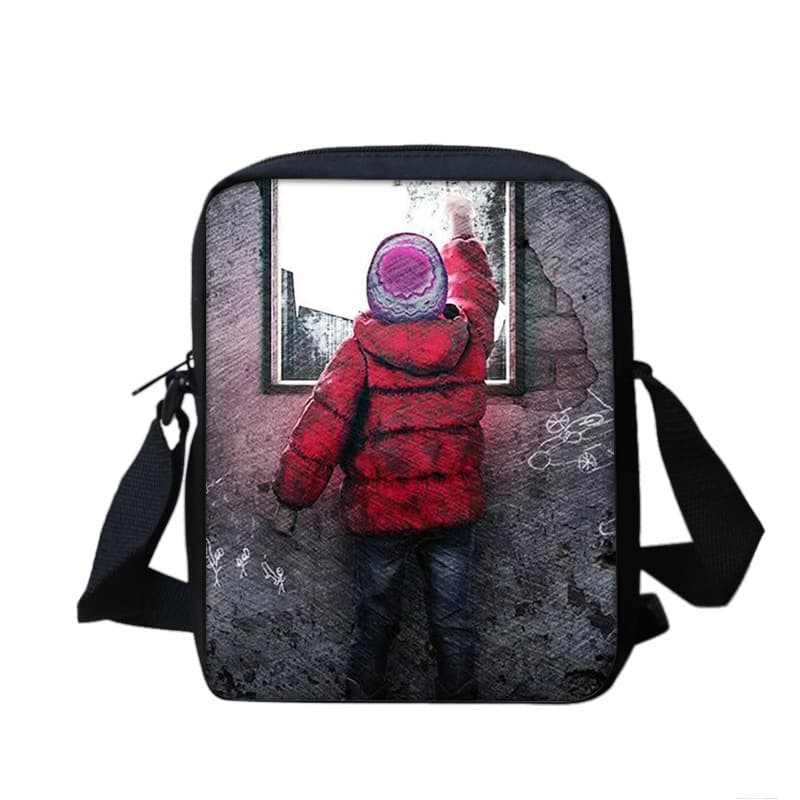 Cross-border New Product This War of Mine Printed Crossbody Bag for Students