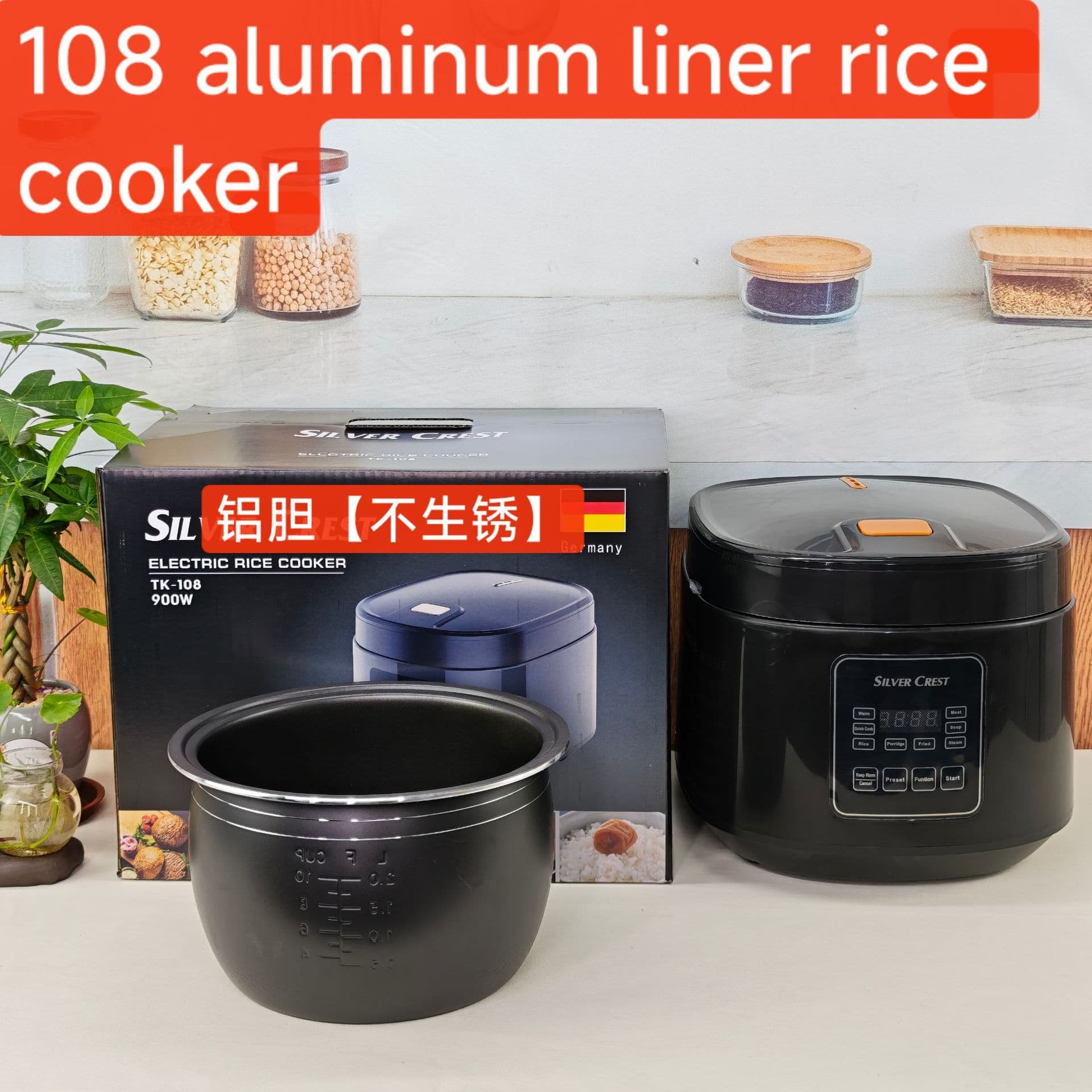 5L Rice cooker rice cooker household smart rice cooker large capacity appointment timed cross-border British and European regulations