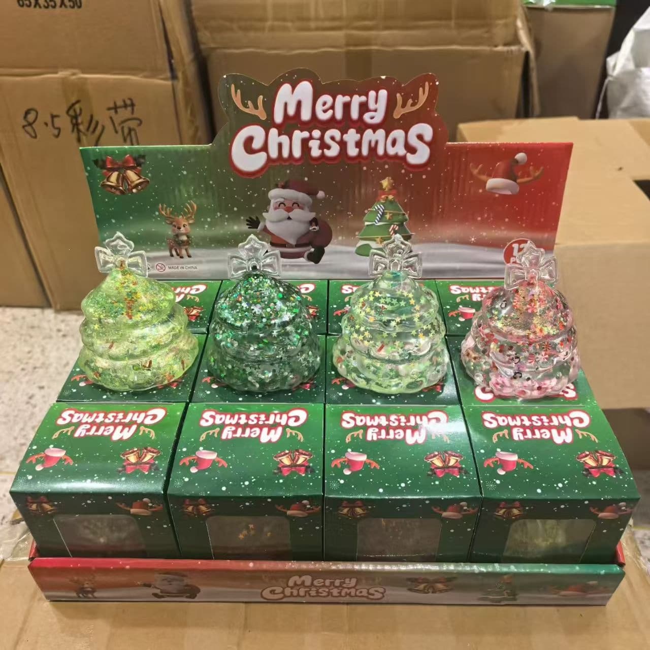 Cross-border new product decompression maltose Christmas tree series pinchle slow rebound decompression toys wholesale