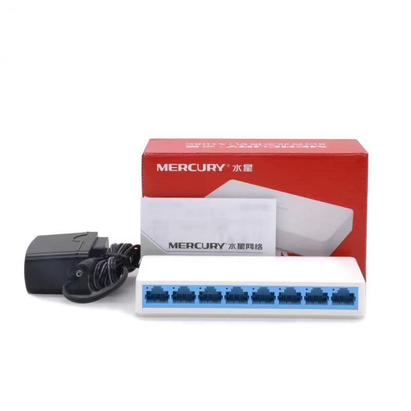 Mercury 8-Port 100Mbps Switch S108C Security Network Switch Cable Splitter Network Divider