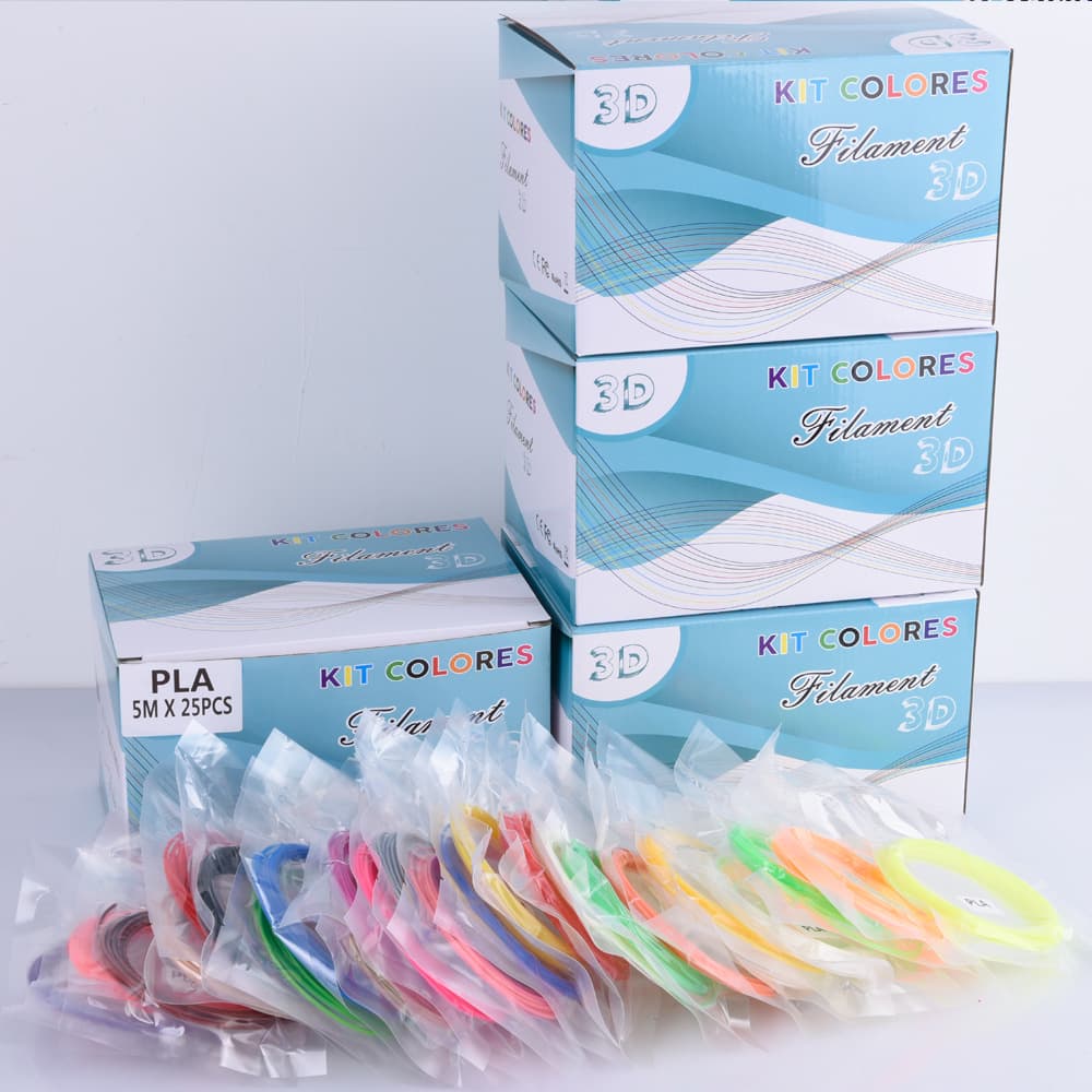Factory Direct Kids 3D Printing Pen Special Filament 20 Colors PLA Special Filament ABS Gift Box Portable Handle Box Filament