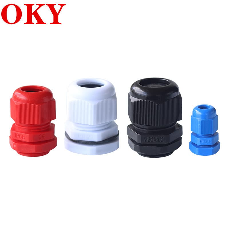 Factory Wholesale PG7 Cable Gland Thread Locking Fixing Pull-Proof Connector PG9 Nylon Cable Waterproof Connector