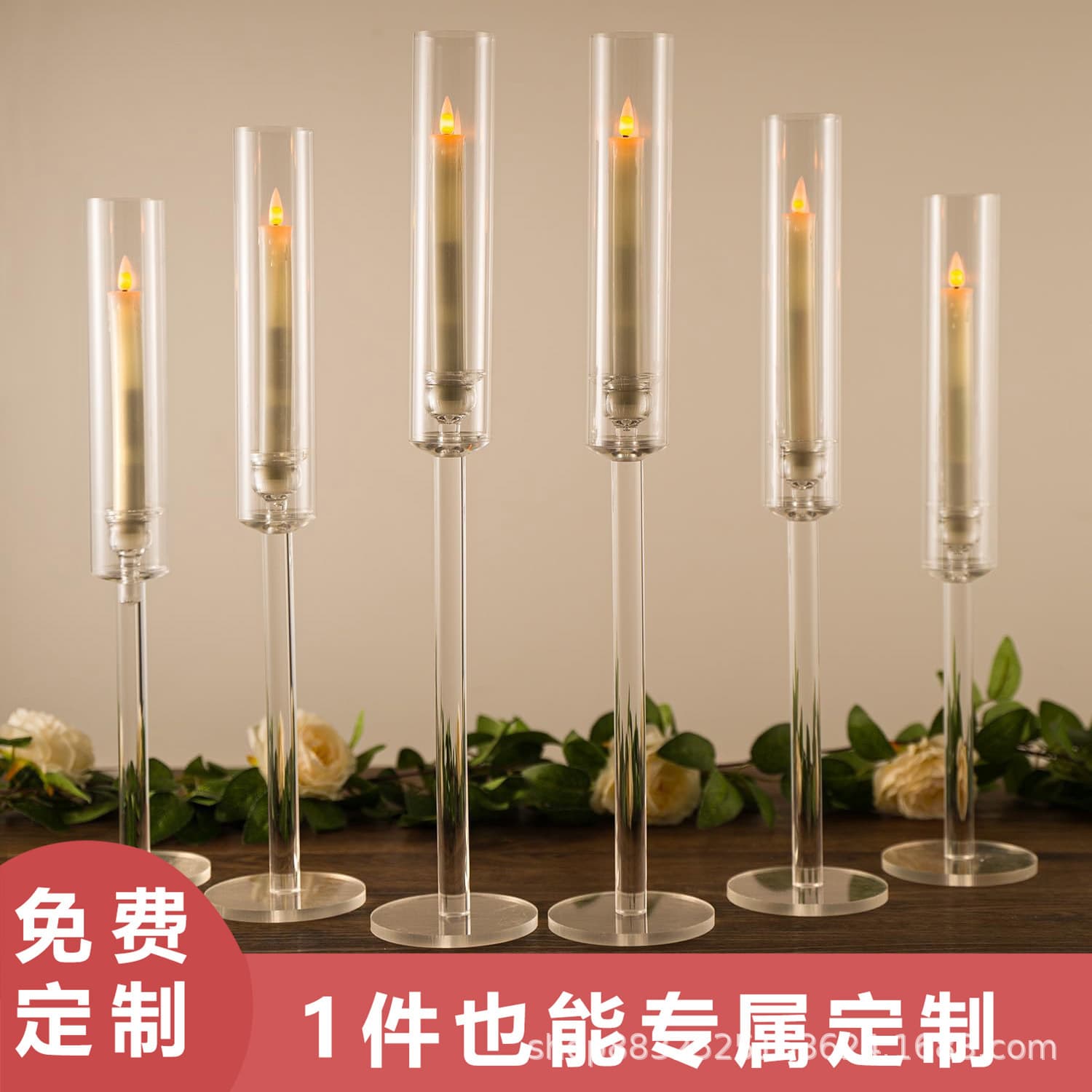 Christmas Candle Holder Decoration, Luxury Romantic Candlelight Dinner Prop, Atmosphere Setting Item, Nordic Style Dining Table for Home Use