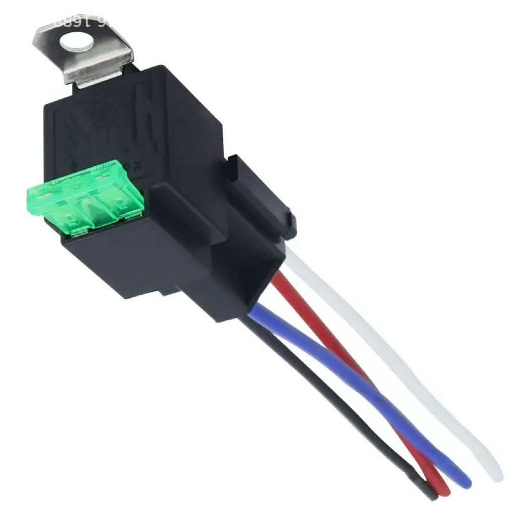 Factory Stock 30A 12V Fuse Blade Relay with Socket Set 4-pin Automotive Relay