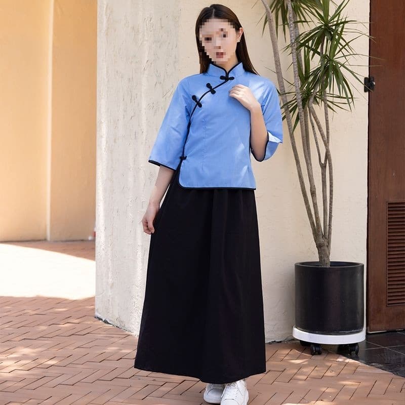 National Style Women's Clothing, Youth Women's Clothing, Student Clothing, Retro Student Uniforms, Zhongshan Suits, Chorus Performance Class Uniforms