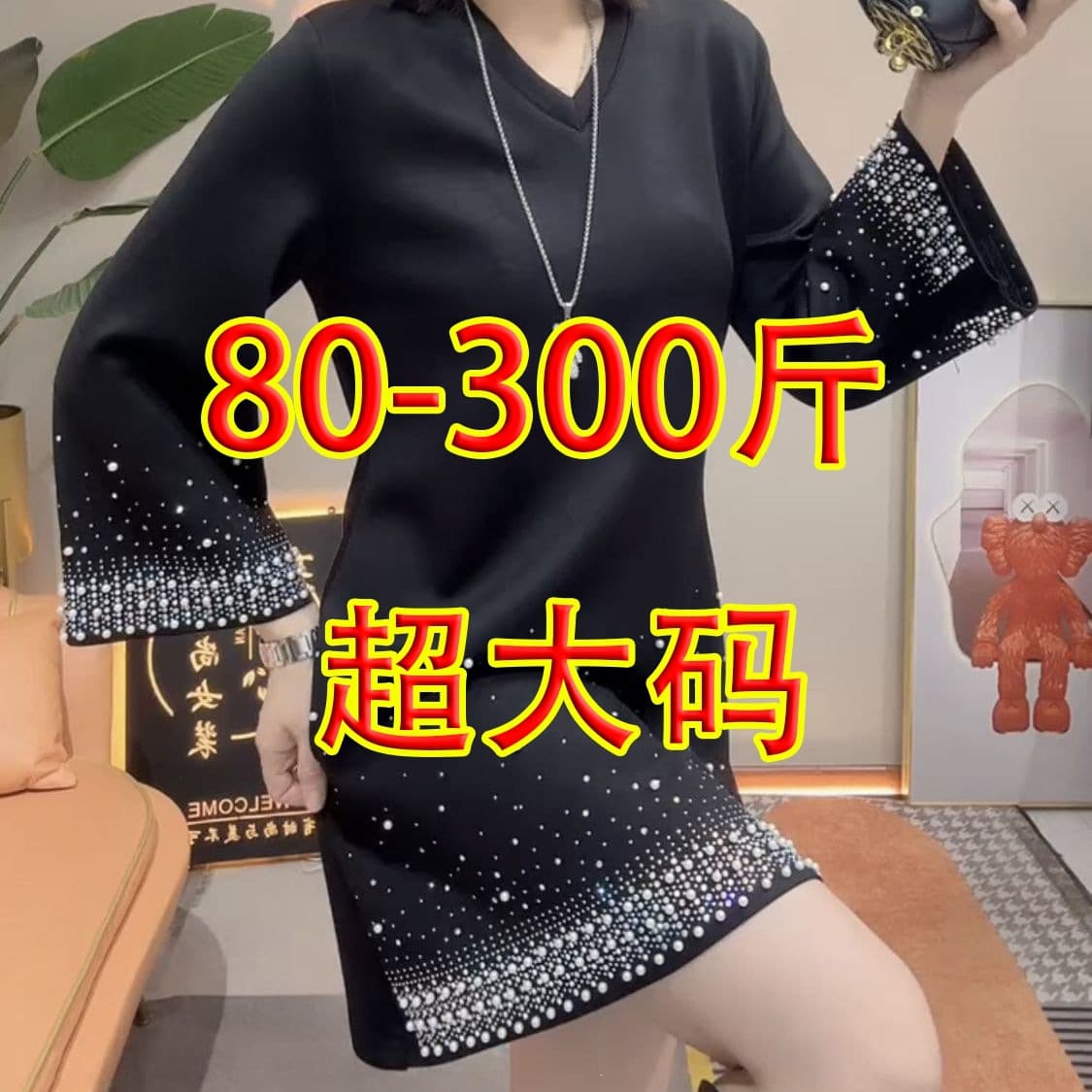 KK6621# Mamba Cotton 80-300 lbs Plus Size 2026 Spring Autumn New Fashion Loose Plus Size Dress for Women