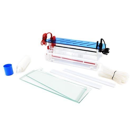 Liuyi DYCZ-20G DNA Sequencing Electrophoresis System, height-adjustable dual-plate sequencing electrophoresis tank for high throughput.