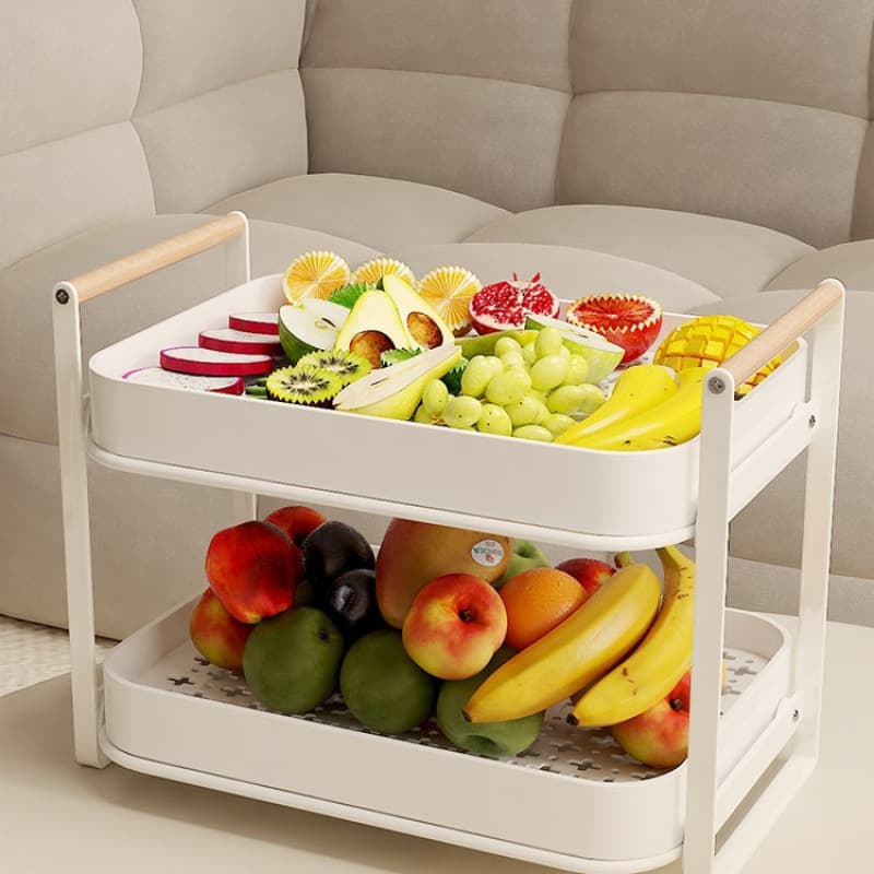 Cup storage rack double-layer teacup holder tea set storage rack household desktop water cup draining tray