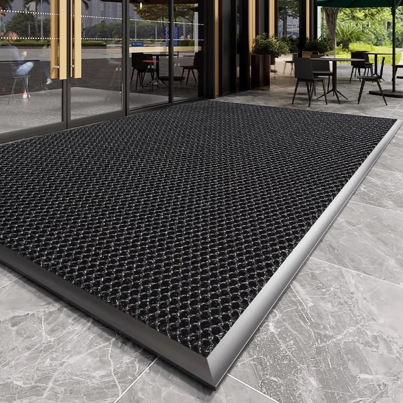 Villa entrance door floor mats, home entrance elastic door mats, anti-slip foot mats, dirt-resistant carpets, dirt-resistant mats