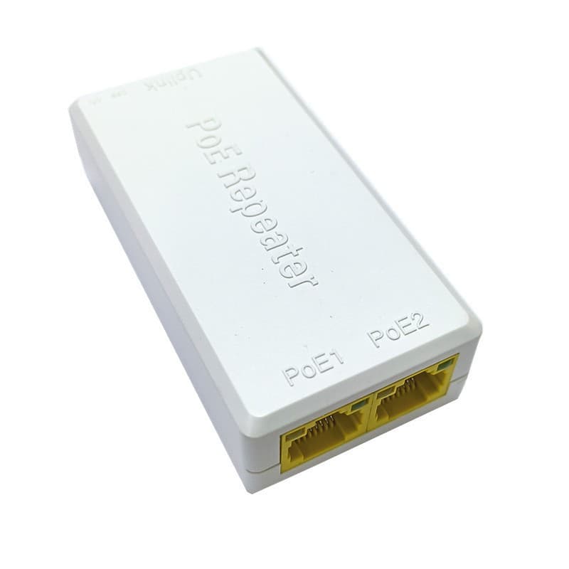 Fast Ethernet POE Repeater 1-to-2 Cascading Passive Network Transmitter 250m Extender 1to2