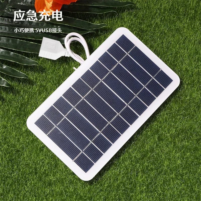 Factory Stock 5V 2W Flexible Solar Panel Solar Photovoltaic Panel USB Phone Charging
