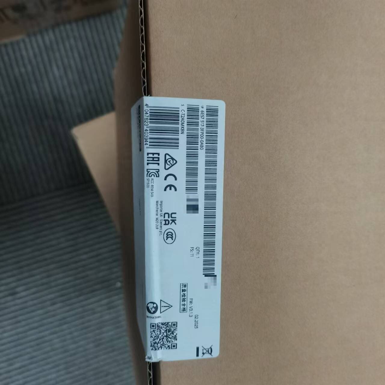 6ES7517-3FP00-0AB0 Siemens S7-1500F series CPU module genuine in stock