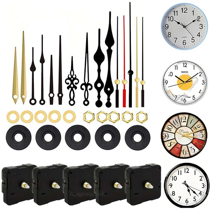 5168s Silent Movement Multi-Axis Long Shaft Clock Movement DIY Wall Clock Parts Quartz Clock Movement with Hands