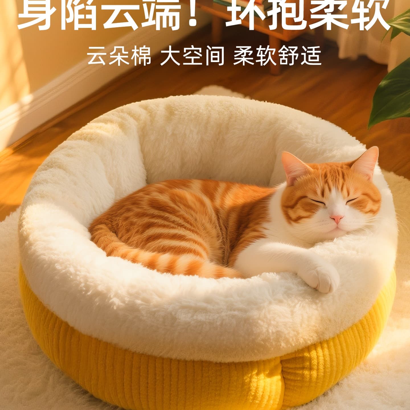 Cat house for all seasons, closed cat house, kitten bed, winter dog house, winter pet heating supplies