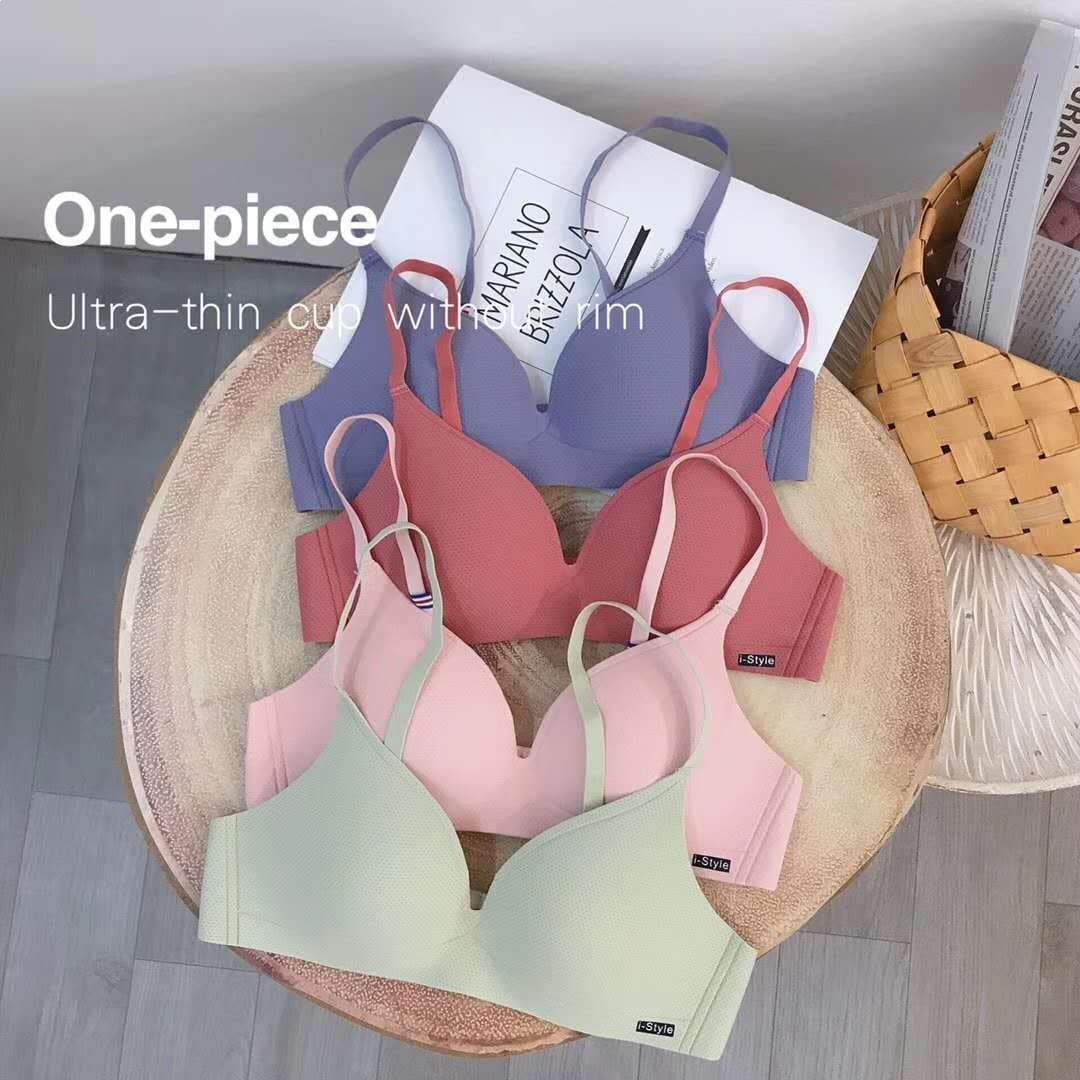 Cross-border Seamless Smooth Women's Comfort Push-Up Thin Cup Bra, British Peninsula Wireless Breathable Underwear for Women