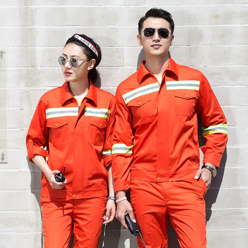 Environmental sanitation summer reflective work clothes China Railway China Communications Construction Group factory uniform production engineering site property labor protection clothing