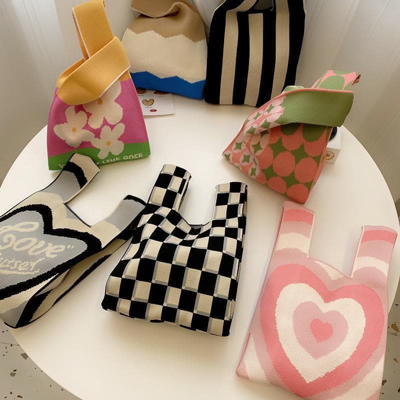 Woven Ins Knitted Bag for Women, Vest Bag, Small Square Bag, Trendy Knitted Handbag, High-End Feel Bag