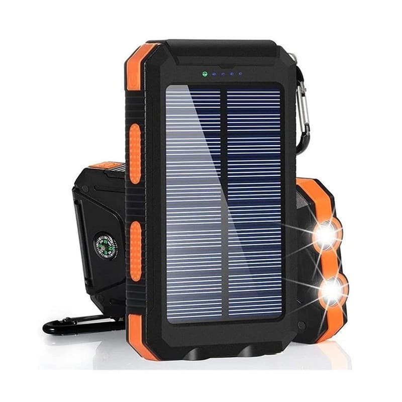 Cross-border E-commerce TiK Amazon Outdoor Solar Power Bank 20000mAh Waterproof Compass Portable Charger