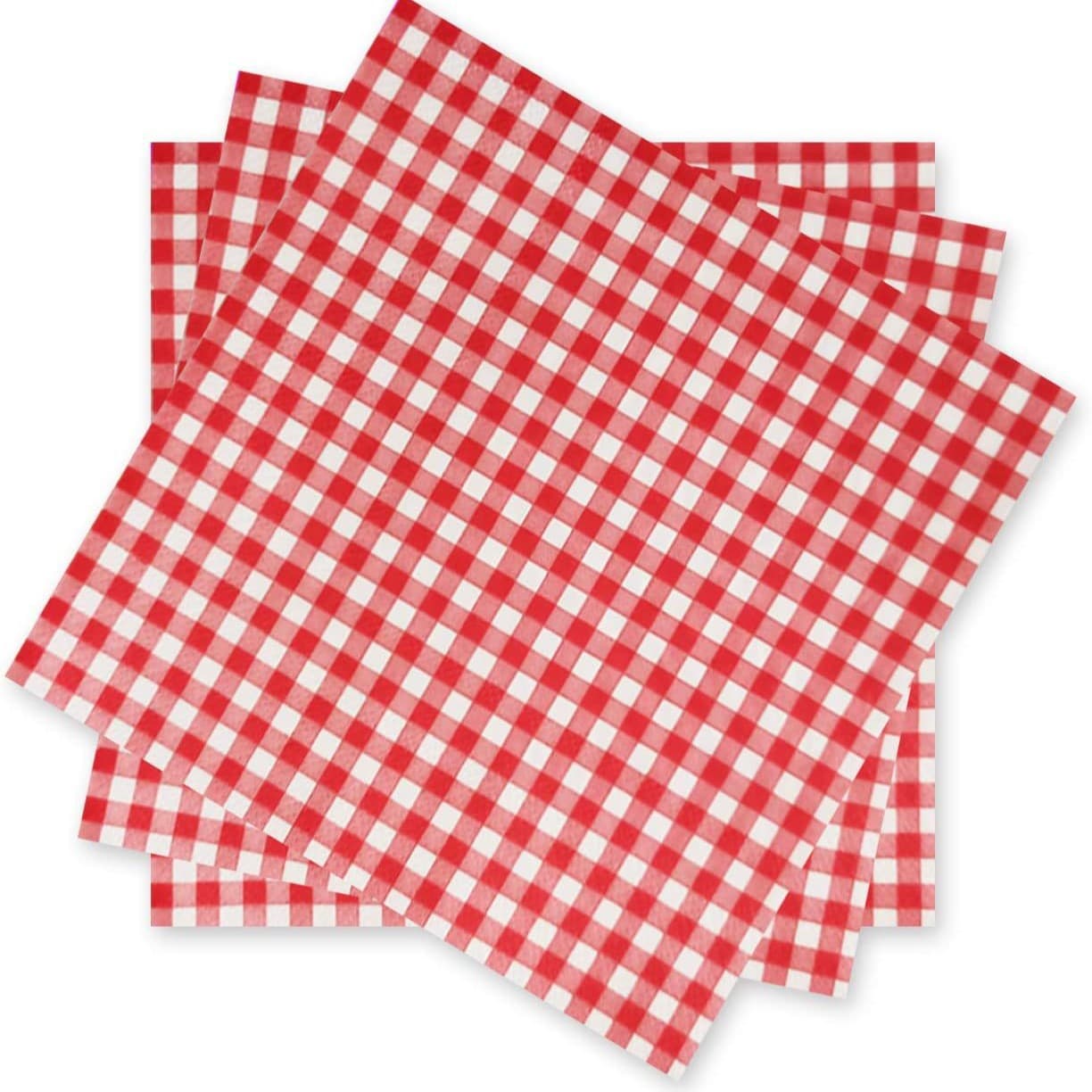 Amazon Hot Selling Printed Napkins Plaid Tissue Disposable Party Wedding Napkins Restaurant Paper