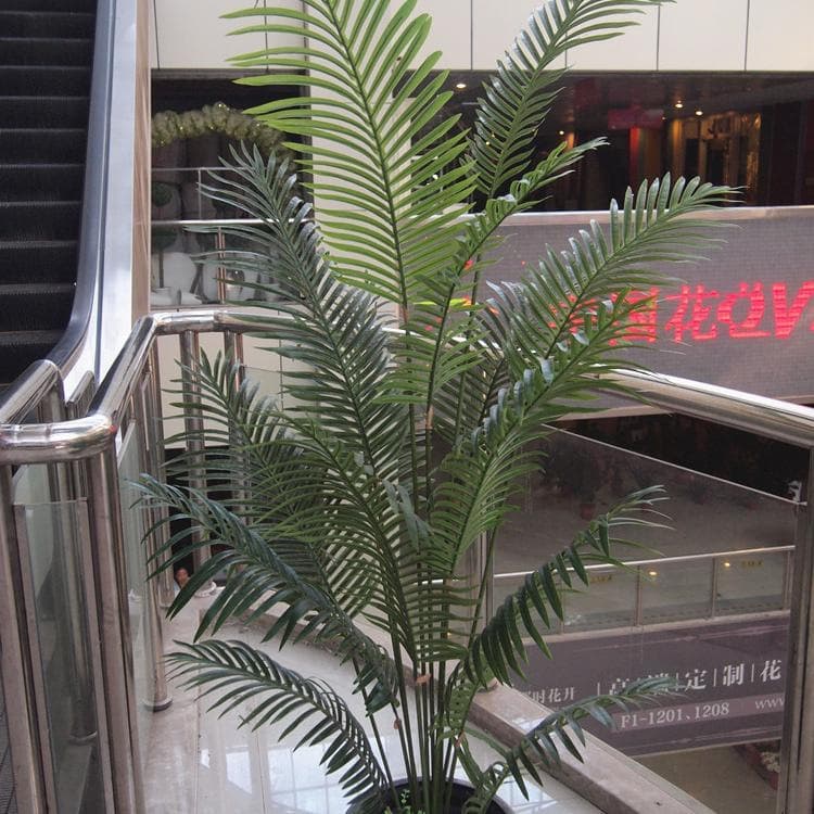 High Simulation 1.9m Phoenix Tail Bamboo Artificial Flower, Phoenix Tail Palm, Areca Palm, Fake Green Plant Tree Bonsai Decoration
