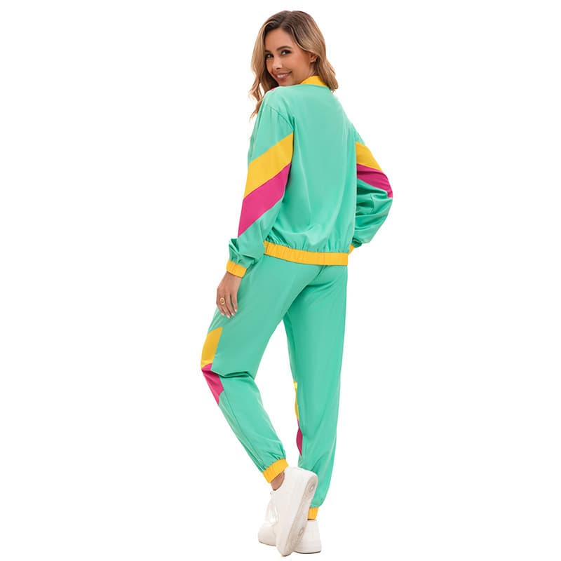 New Retro 70s American-European Hip-Hop Rock Music Opera Costume Halloween Stage Performance Sportswear for Men