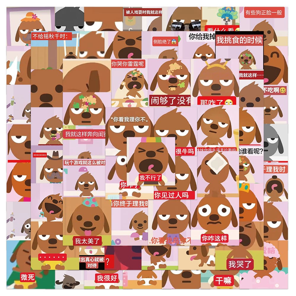 62 Ximi Baby Nursery Emoji Pack Stickers, PVC Waterproof Cartoon Stickers, Planner Decoration Manufacturer
