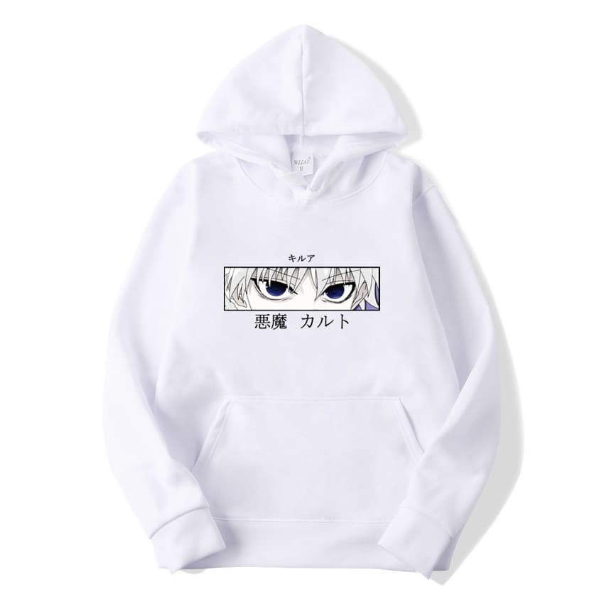 Japanese Anime Killua Hunter x Hunter Devil Velvet Sweatshirt Unisex Casual Top
