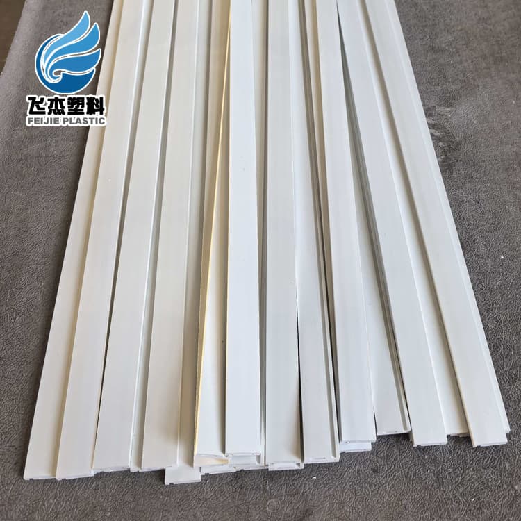 Factory custom white flame retardant ABS profiles, LED strip accessories, various PVC/ABS/PP profile customization