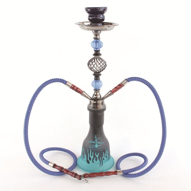 Medium Arabic Hookah Dual Hose Bar Full Set Hookah Accessories Cross-Border Glass Pipe Hookah