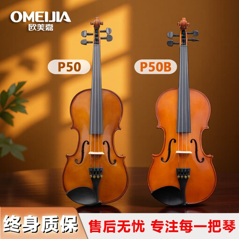 Wholesale supply of P50/P50B violins for beginners to practice beginner children's solid wood violins
