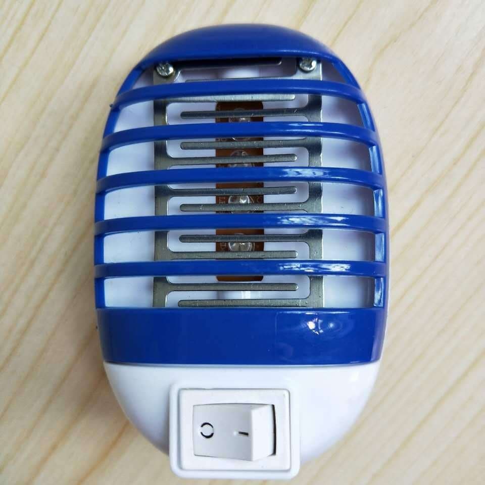 LED Wall-Plug Physical Mosquito Killer Lamp, Light-Activated Silent Electric Shock, Home Office Pregnant Woman Mosquito Lamp