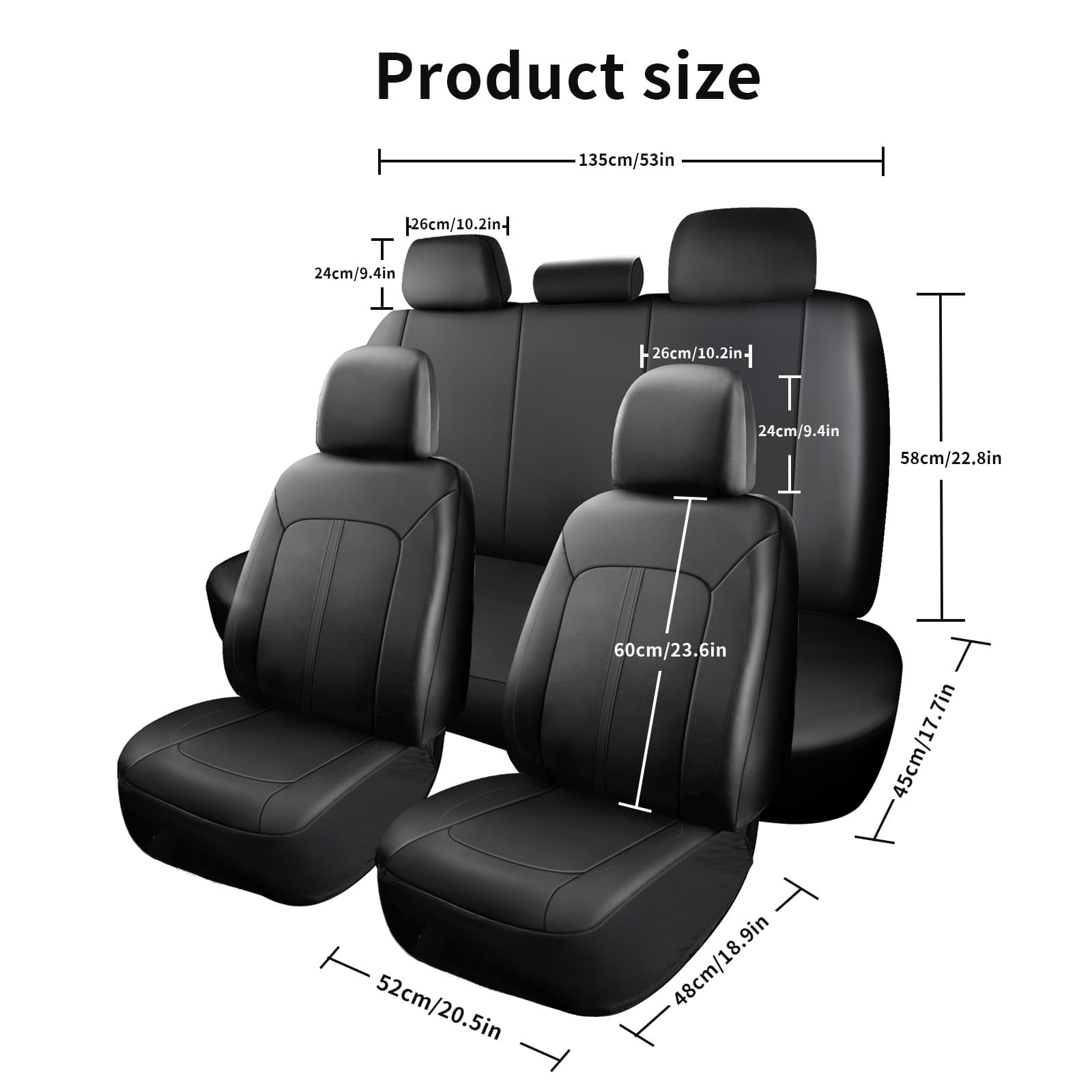 Car Seat Cover Amazon Hot Selling Custom Packaging Seat Cover Leather Seat Cushion Manufacturer