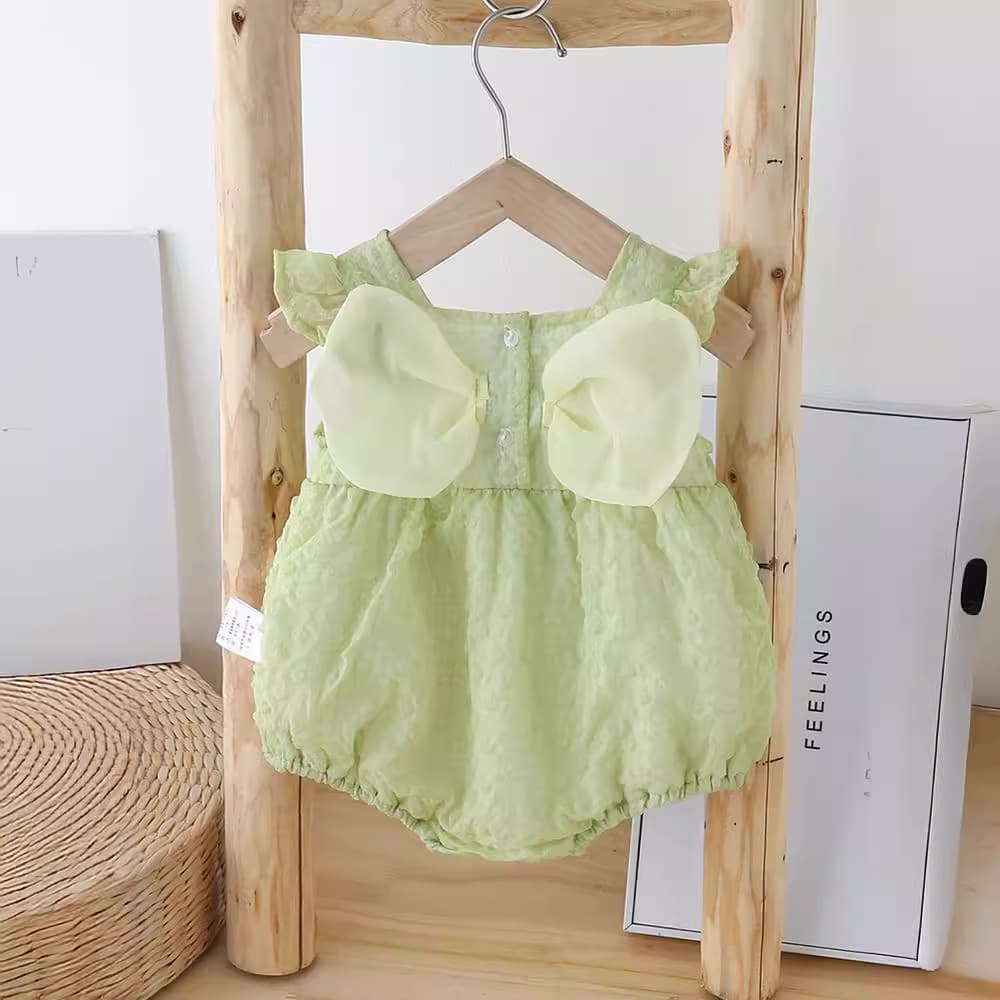 Baby Girl Summer Outfit Thin Winged Suit Newborn Clothes Princess Style Child Clothing Wholesale Cotton Romper Suit for Babies