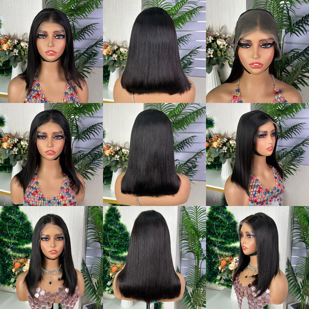 13x4 HD Lace Frontal Human Hair Wig For Women 100% Human Hai