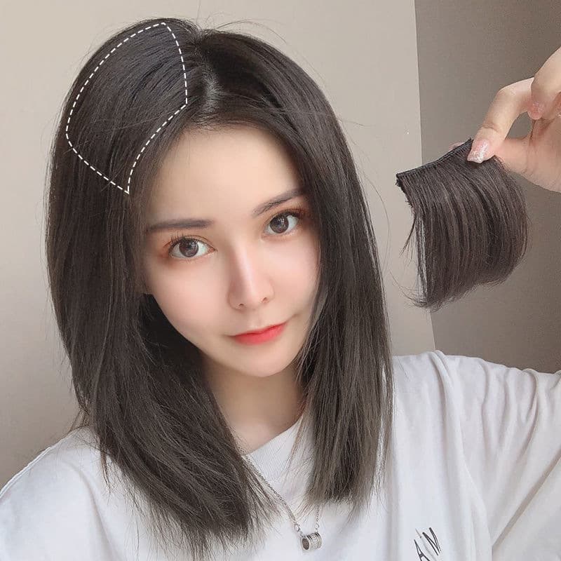 Factory Hair Pad Wig for Women High Temperature Silk Mini One-Piece Hair Pad Cross-Border Supply Hair In Stock