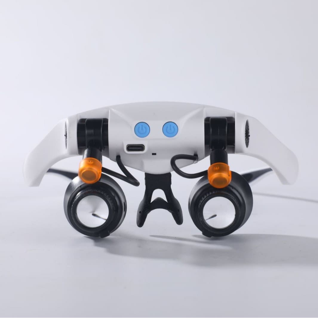 Rechargeable magnifying glass with LED light for repair and inspection of computer, mobile phone motherboard, IC collection and identification, special for jewelry