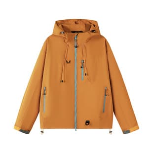 2026 New Company Custom Jacket, Spring/Autumn Outdoor Men's Jacket, Cross-Border Men's Hiking Two-Open Jacket