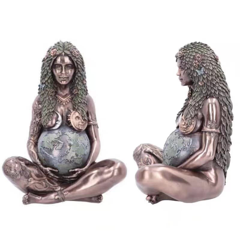 Cross-border Hot Selling Small Gaia Earth Mother Candle Silicone Mold