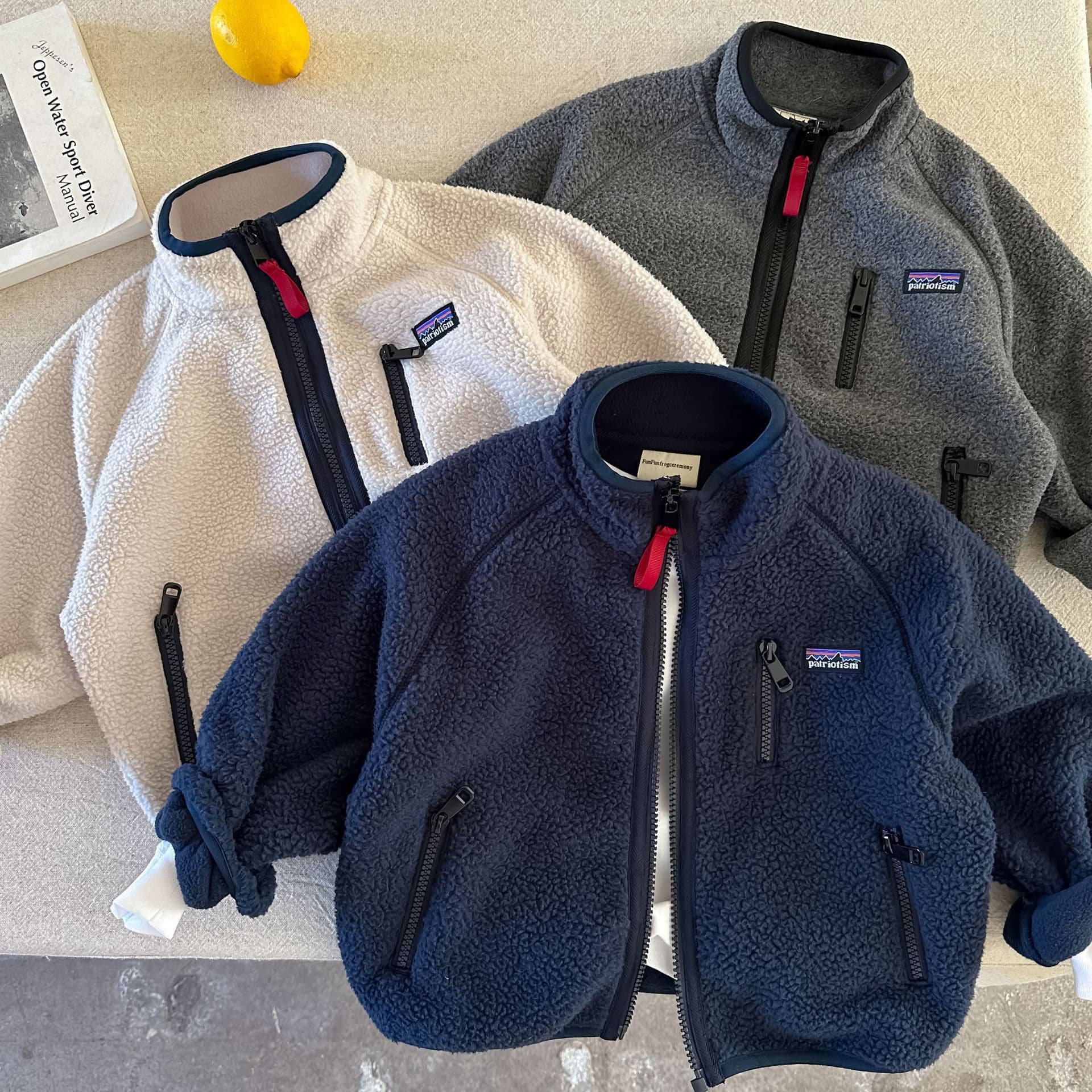 Children's Long-Sleeved Jacket 2025 Autumn and Winter Boys' Jackets Girls' Jackets Cardigans Winter Kidsren's Clothing New Products Cross-Border